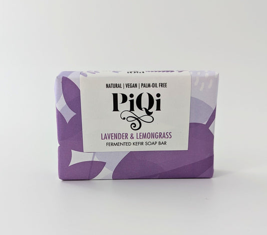 Luxurious, All-Natural Lavender Lemongrass Kefir Soap - Nourish & Exfoliate Your Skin (Vegan & Palm-Oil Free)