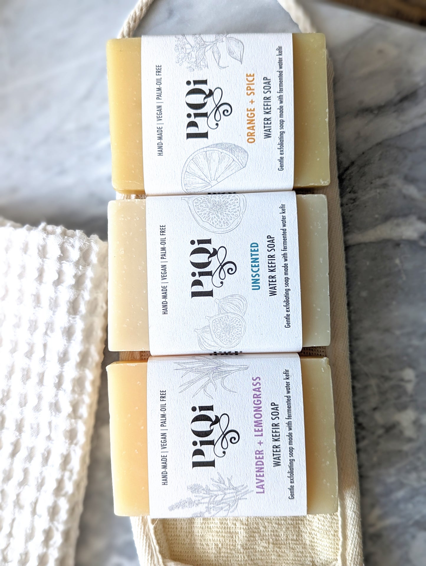 Discovery Pack | Kefir Soap | Vegan, Palm-oil free (3 x 110g)