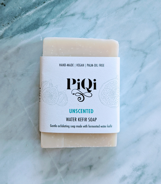 Unscented Nourishing Kefir Soap for All Skin Types | Vegan, Palm-oil free