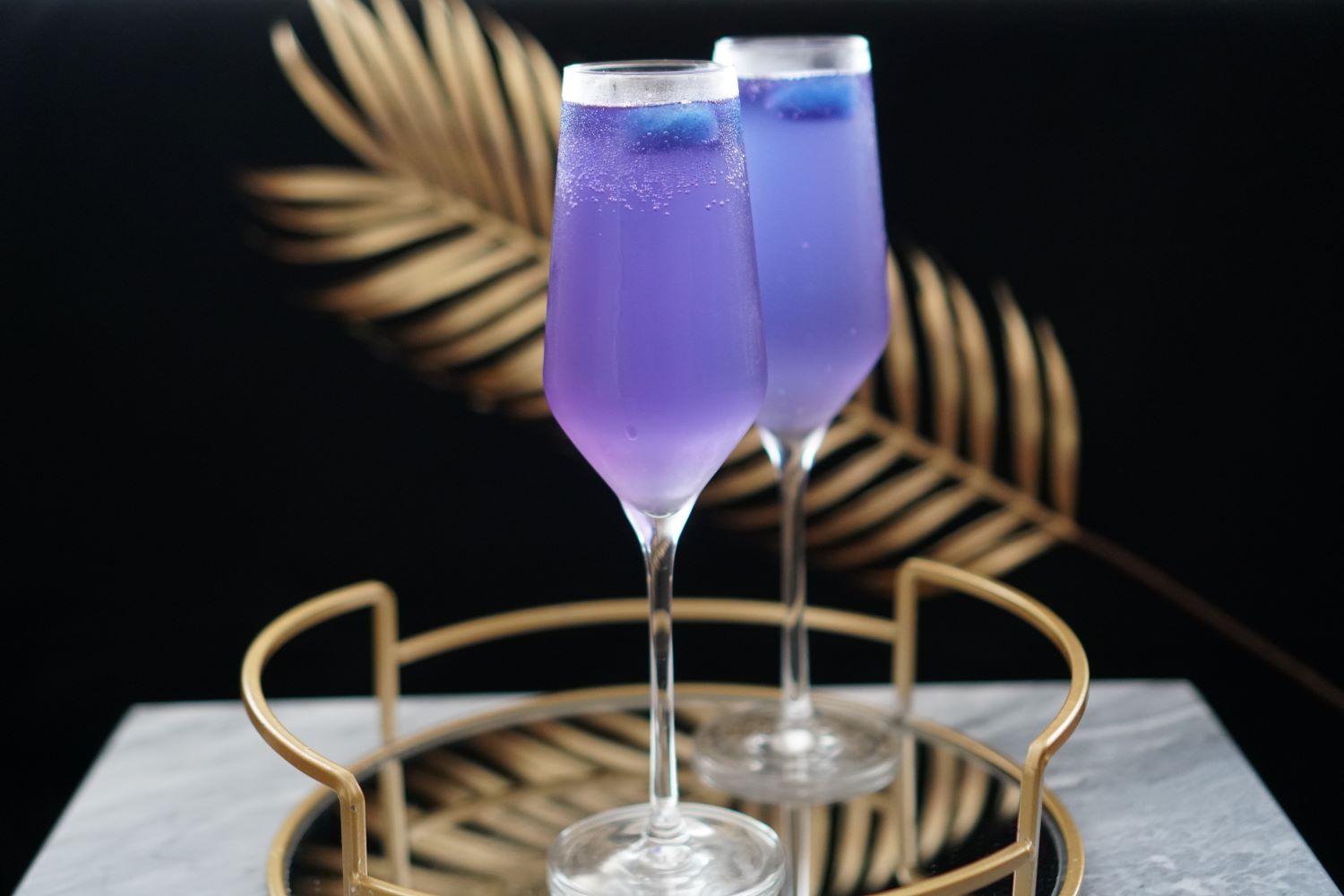 butterfly pea water kefir for dry january