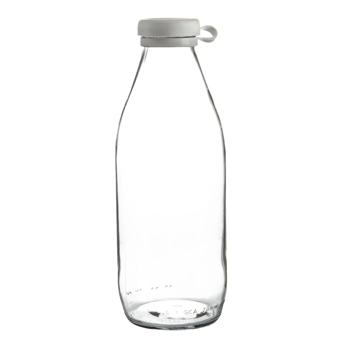 Glass Fermentation & Infusion Bottle with Silicone Lid - 1 Litre