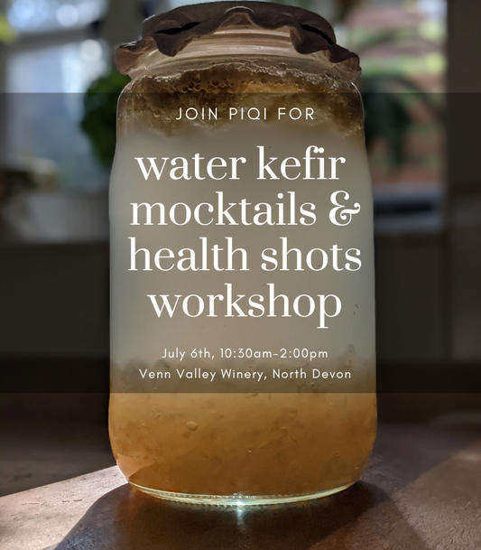 Water Kefir, Mocktails and Health shots Workshop