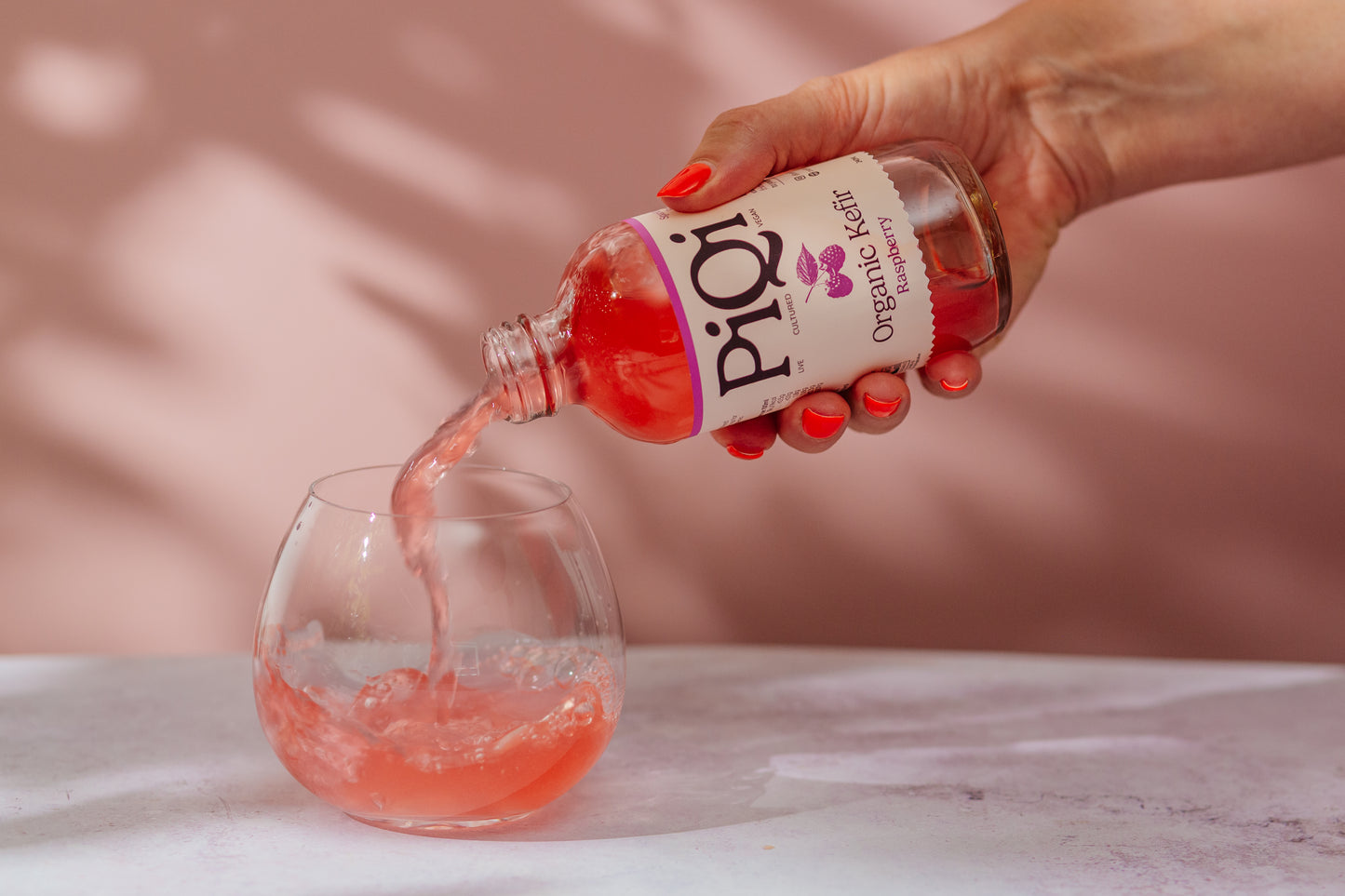Raspberry Kefir Water