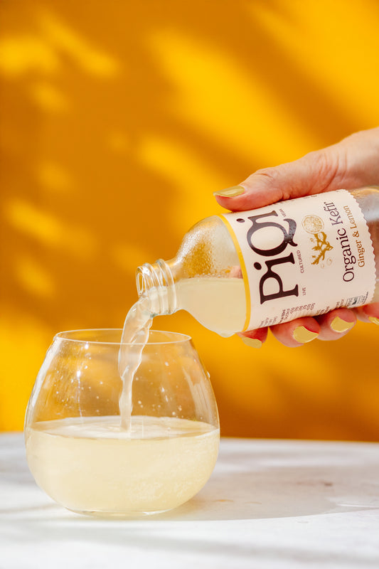 Ginger & Lemon Kefir Water