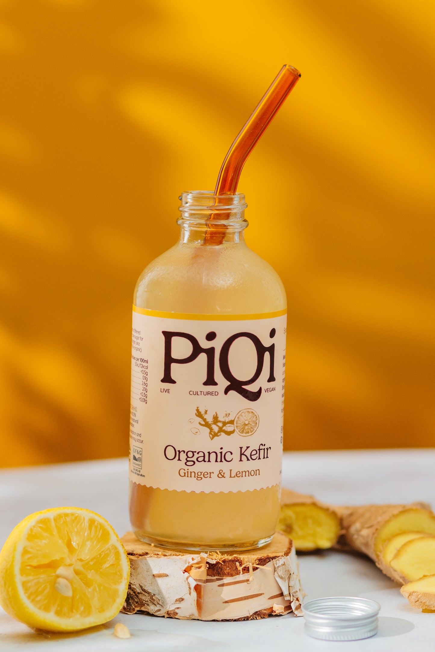 Ginger & Lemon Kefir Water