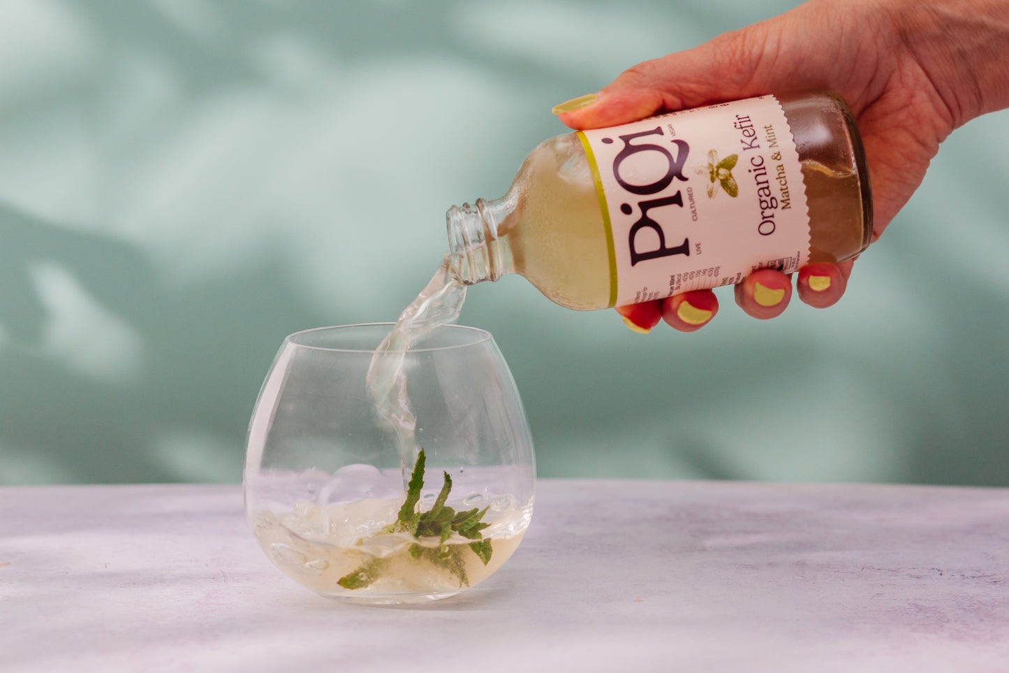Matcha & Mint Kefir Water