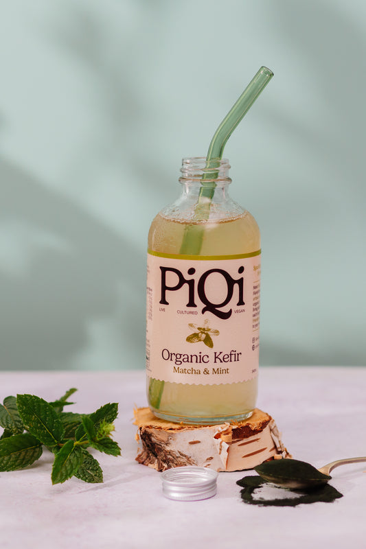 Matcha & Mint Kefir Water