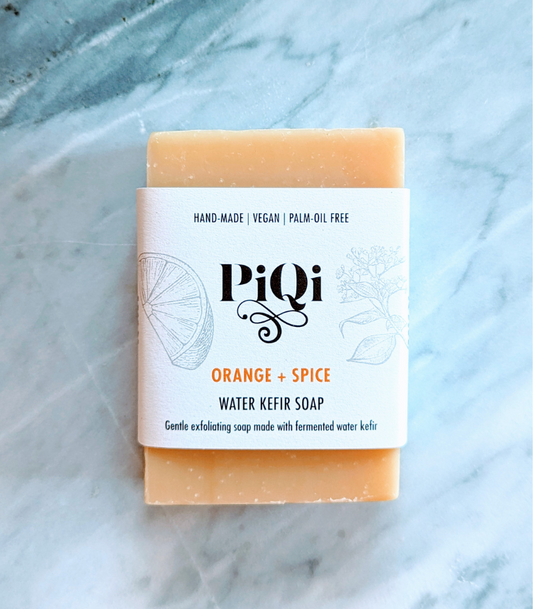 Orange + Spice | Kefir Soap | Vegan, Palm-oil free